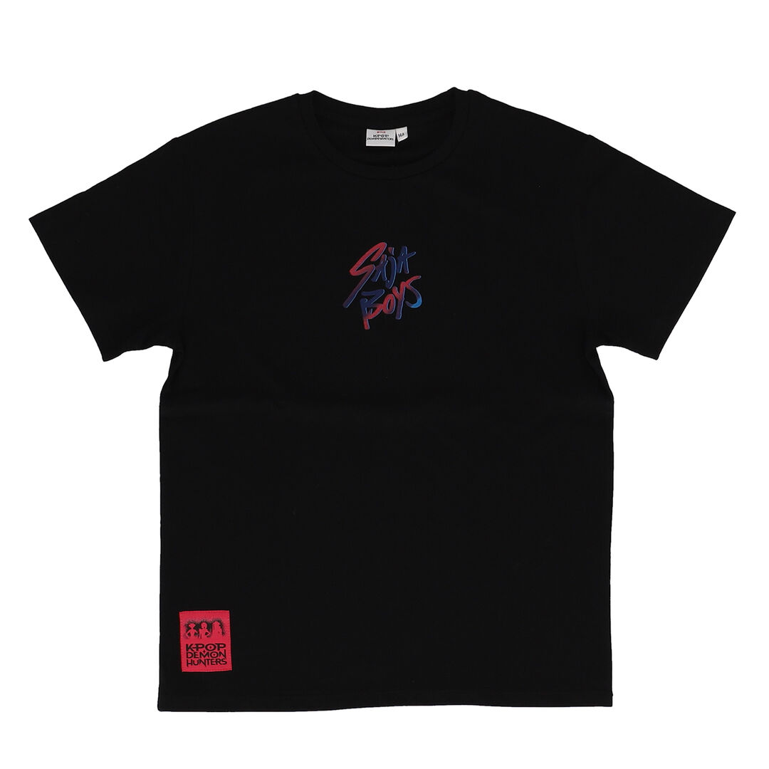 T-shirt | Kpop Demon Hunters | Noir Saja Boys 10 Ans